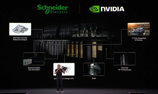 SCHNEIDER ELECTRIC - NVIDIA CHUNG TAY XÂY DỰNG NHÀ MÁY AI